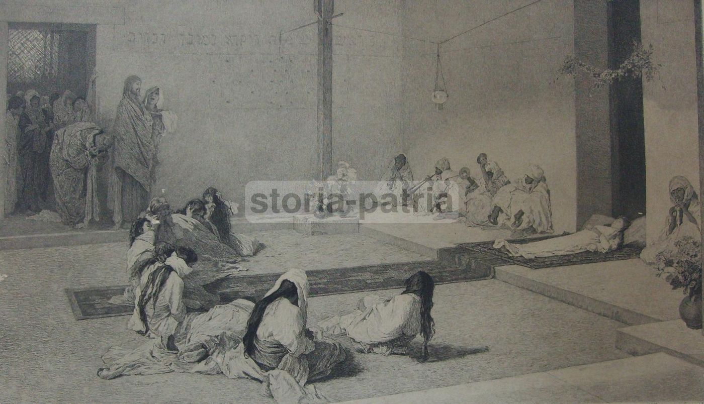 Incisione Originale Antonio Piccinni Thalita Cumi 1874 Morelli