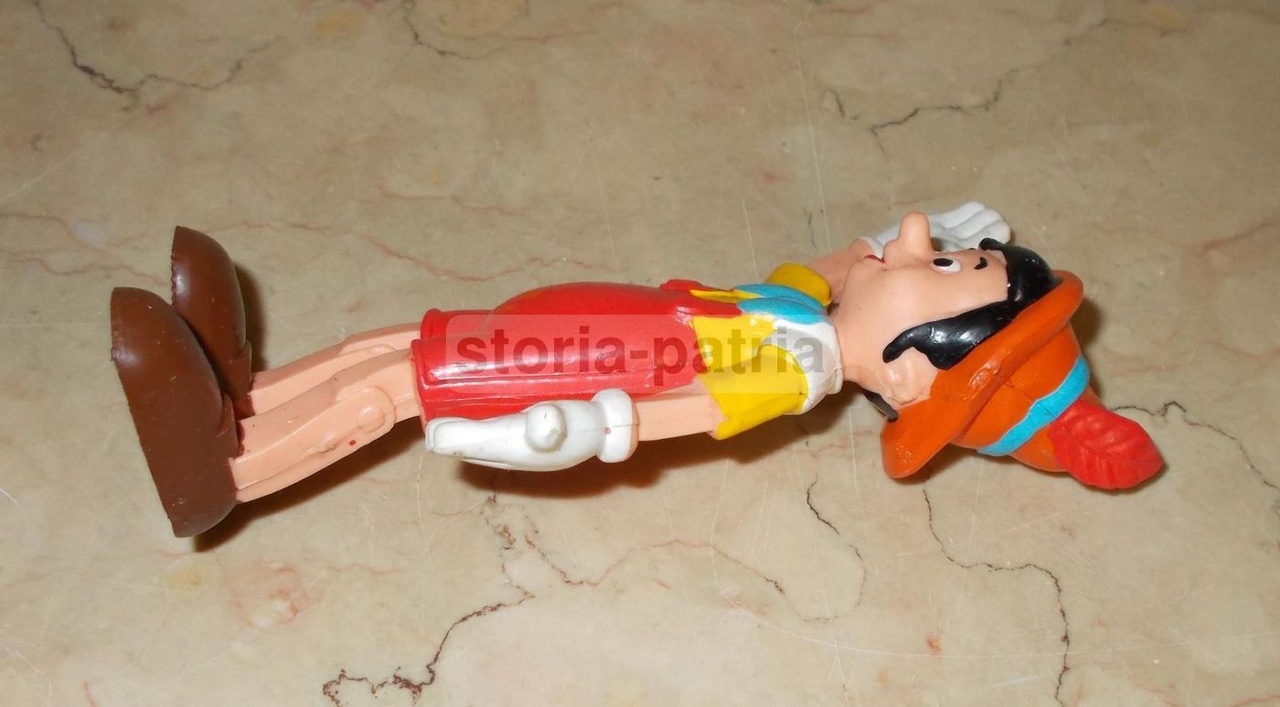 Pupazzo Pinocchio Disney Flessibile Vintage Anni '60 '80