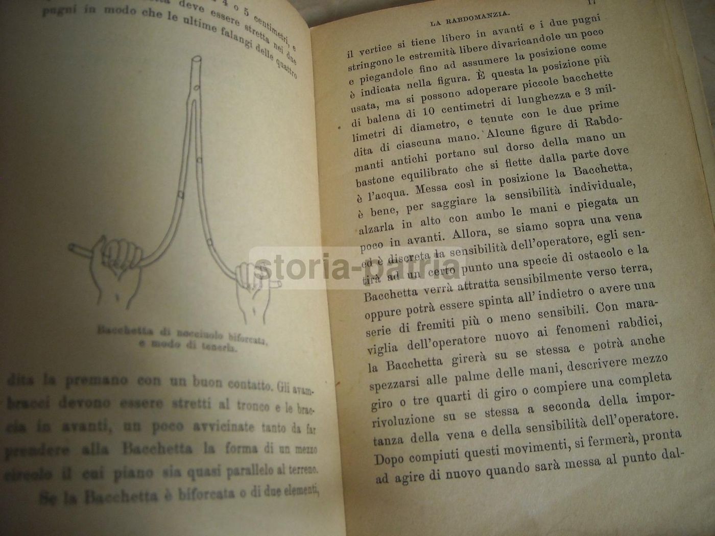 La Rabdomanzia Di Donato Castelli, Firenze Salani 1929, Raro Manuale