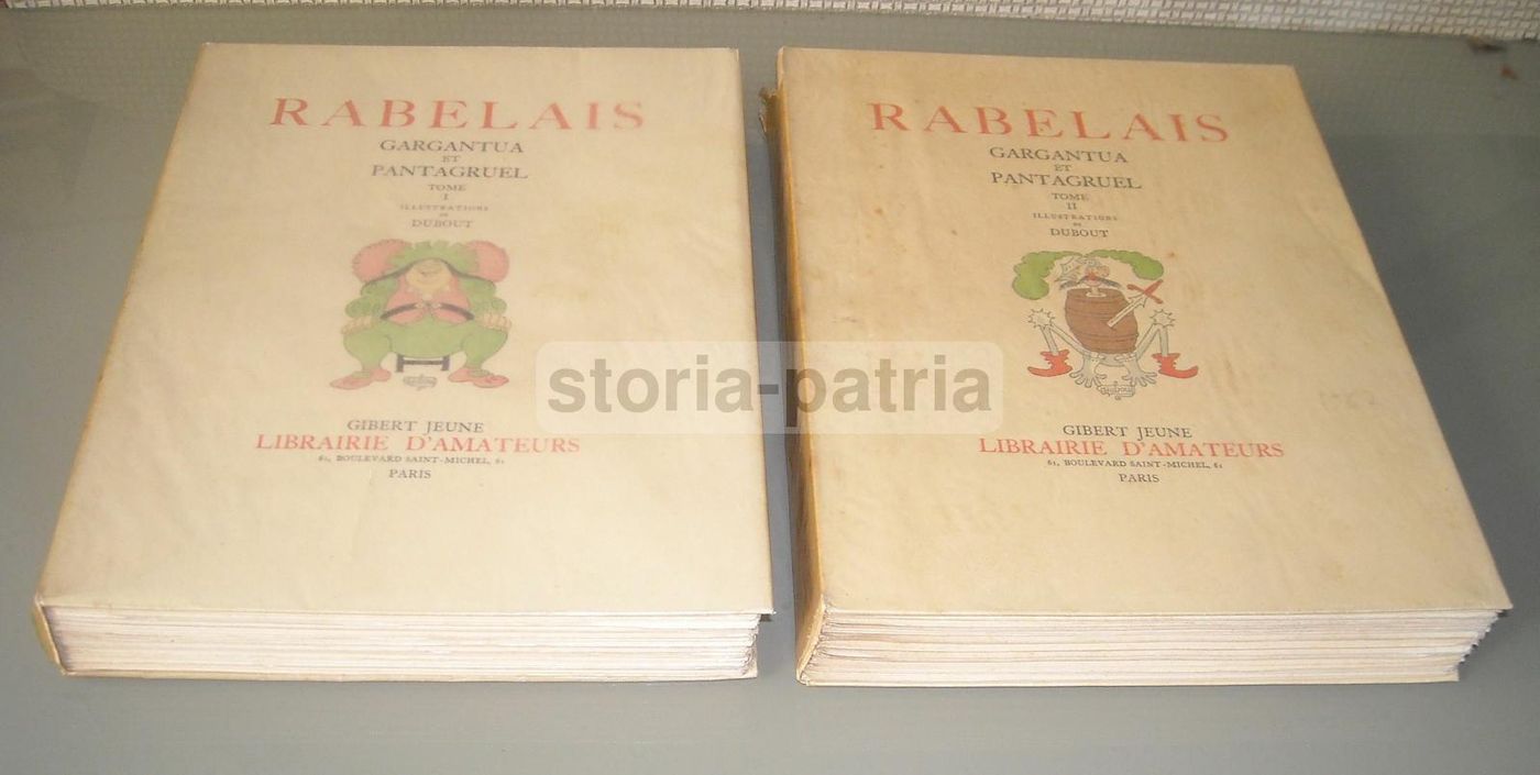 Rabelais Gargantua E Pantagruel Illustrato Da Dubout 1957