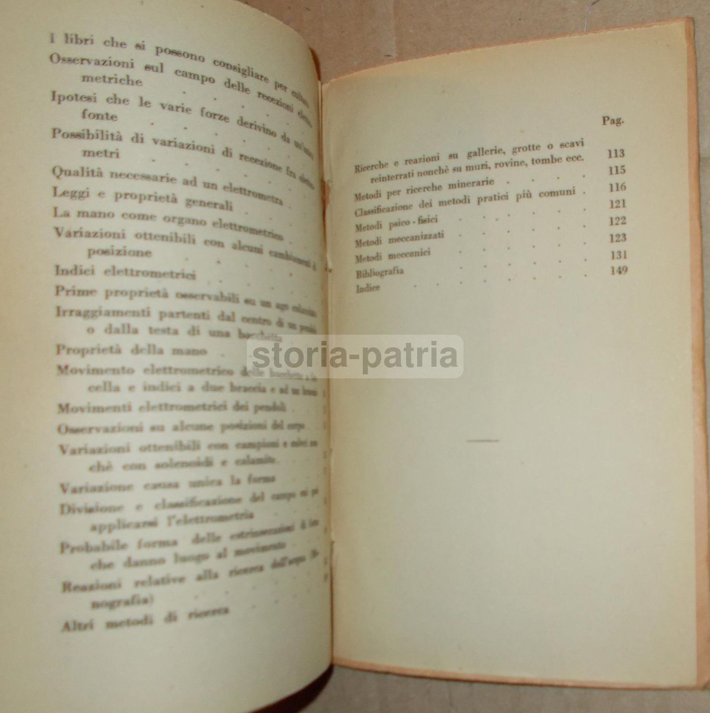 Elementi Di Elettrometria Umana: Radiestesia. Luigi Filonardi, 1947