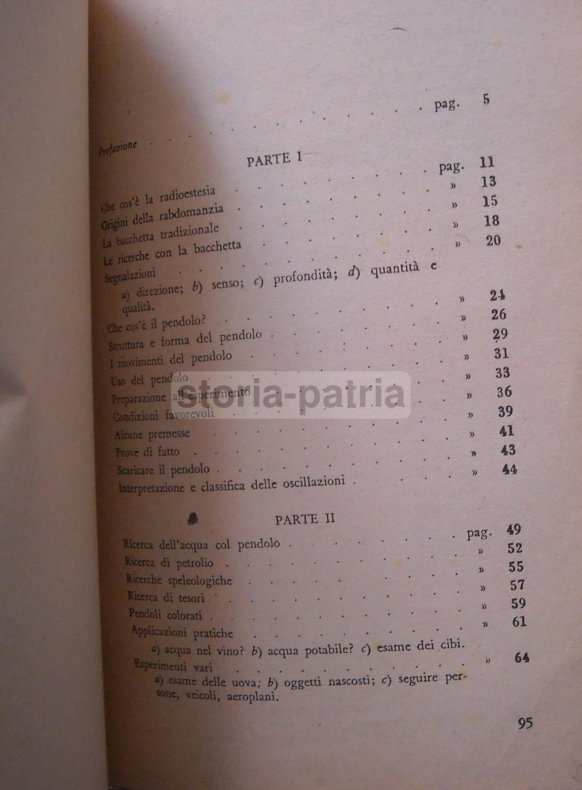 Radiestesia Di Sebastiano Fontecuccon   Edizione Curcio (anni '50)