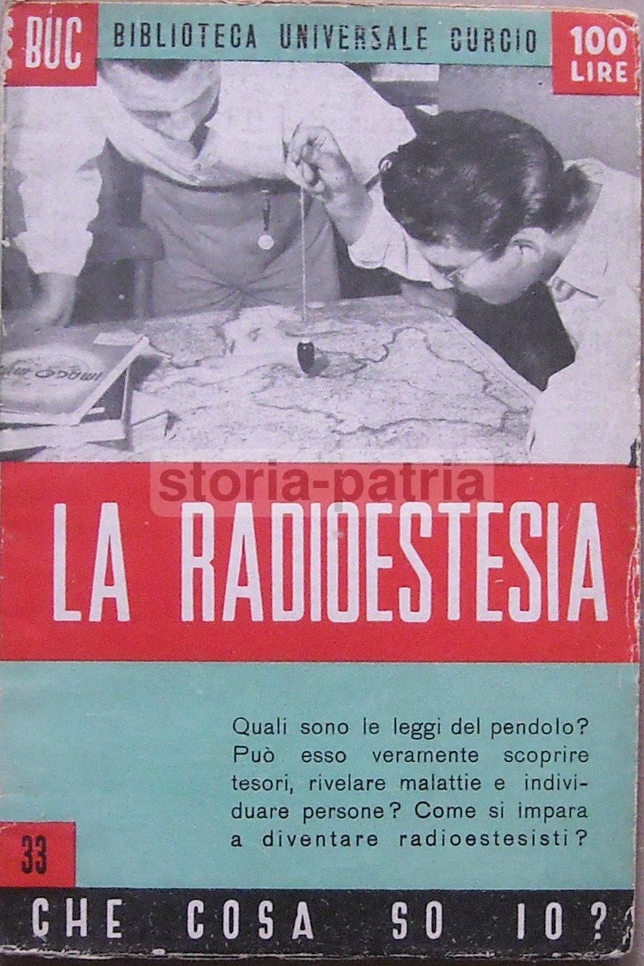 Radiestesia Di Sebastiano Fontecuccon   Edizione Curcio (anni '50)