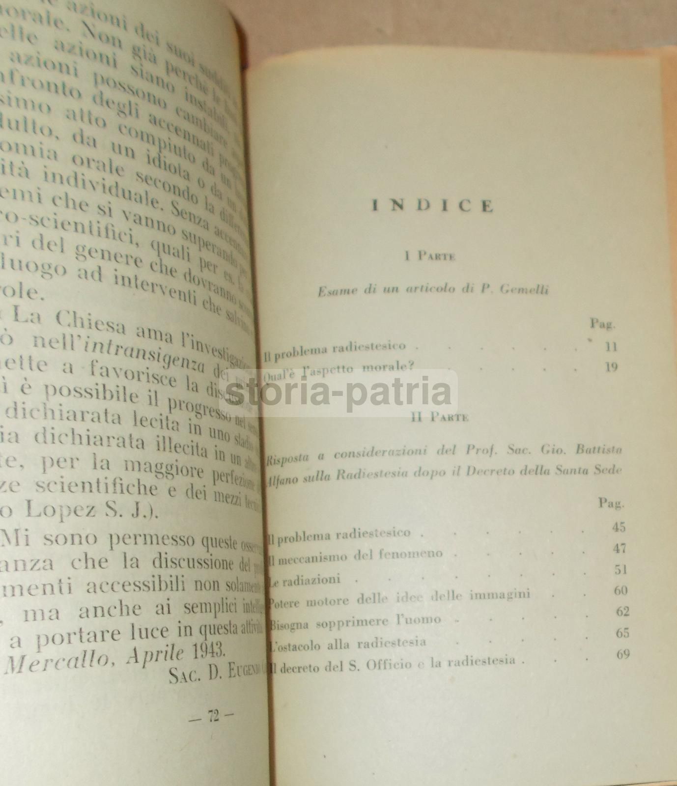 Radiestesia E Rabdomanzia, Eugenio Chiaravalle, 1947, Brescia, Vannini