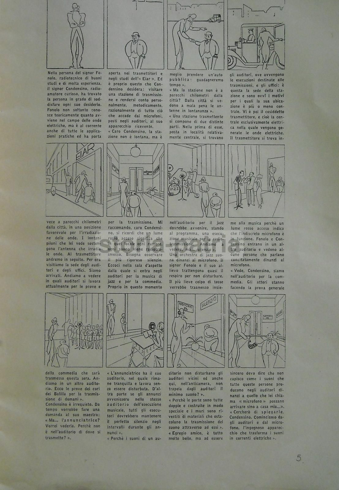 La Radio: Dal Microfono All'Altoparlante. Edizioni EIAR, Torino (circa 1935)