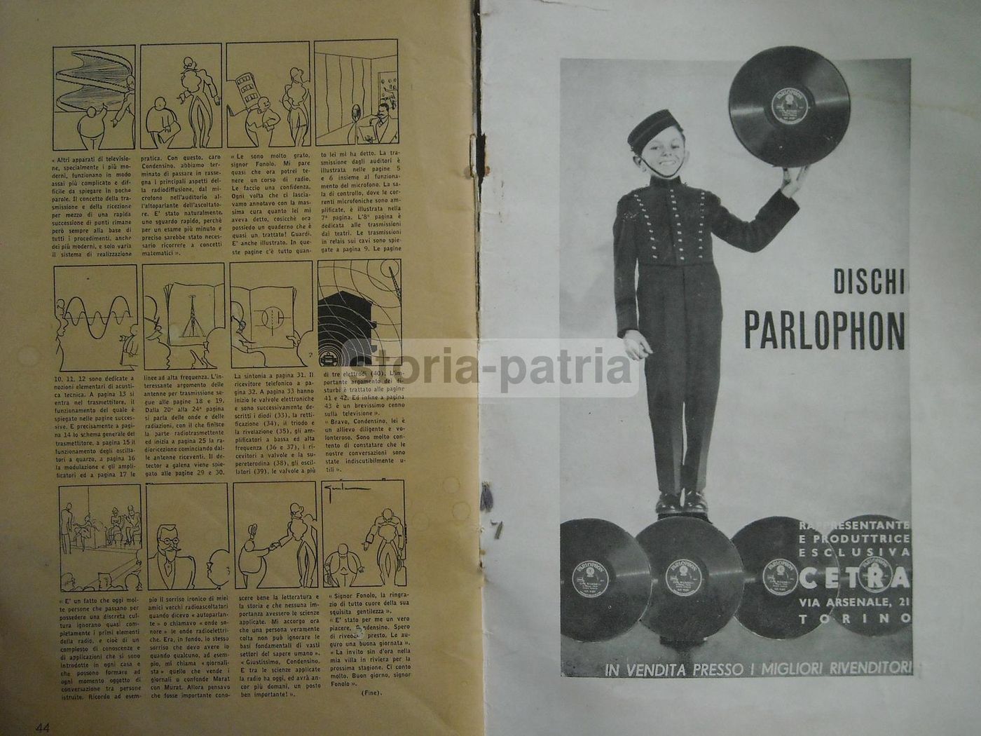 La Radio: Dal Microfono All'Altoparlante. Edizioni EIAR, Torino (circa 1935)