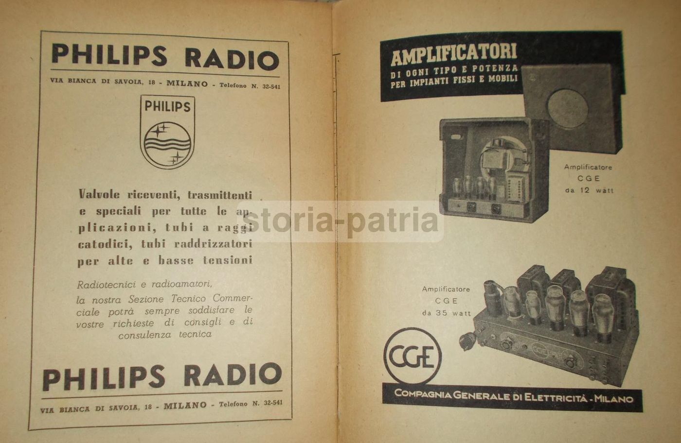 Radiotecnica. Vol. II: Tubi Elettronici. Ernesto Montù. Hoepli, 1946