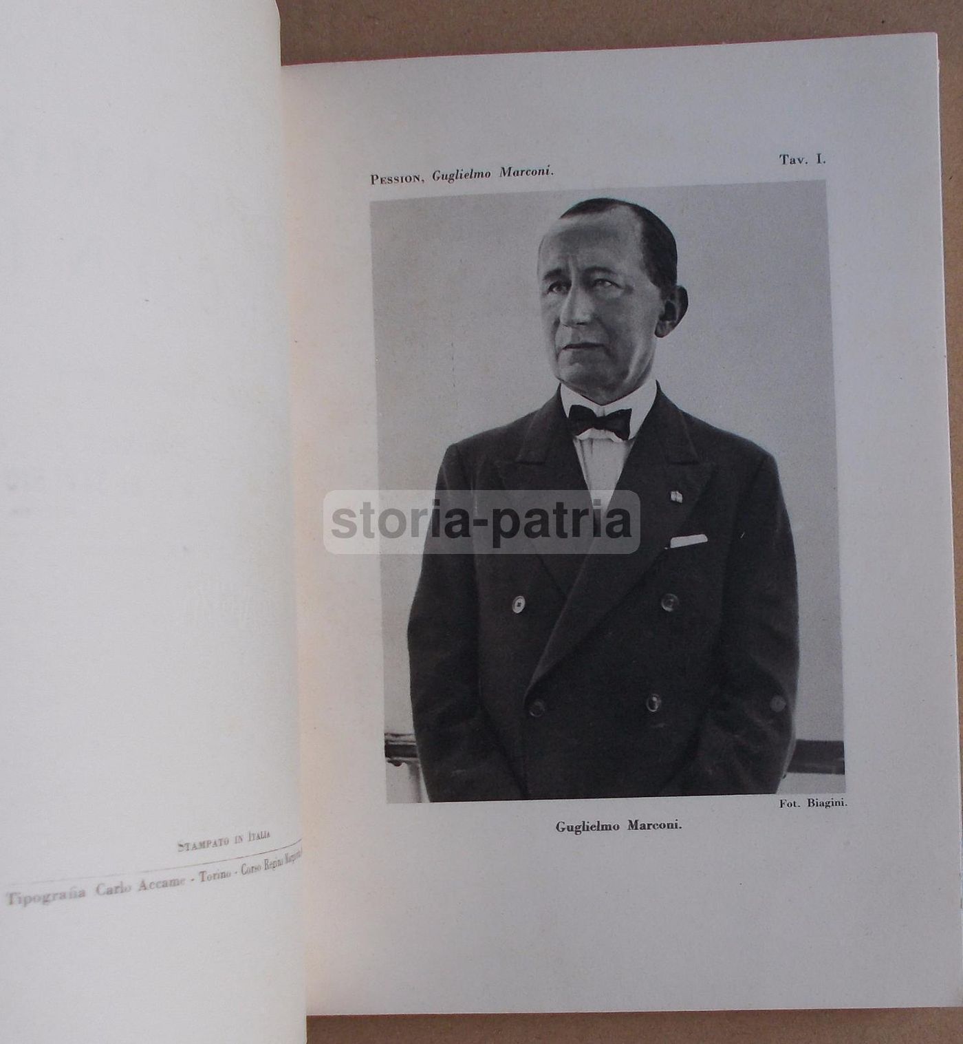 Marconi Di Giuseppe Pession (1941, UTET): Radiotelegrafia E Marina