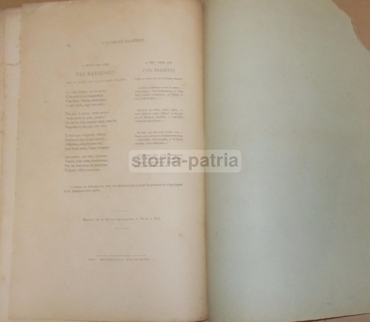 L'Agnelou Banudet Di Alexandre Langlade, Edizione Rara 1884