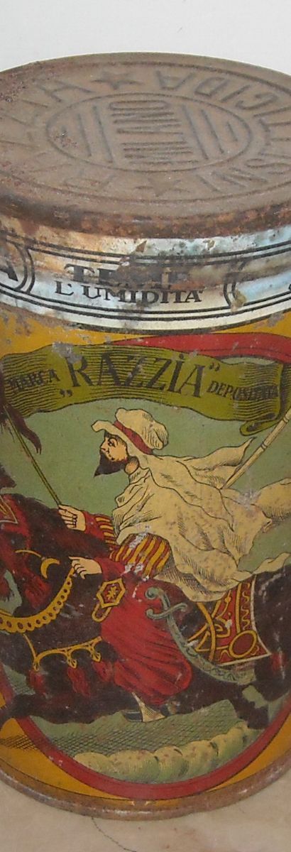 Barattolo In Latta Insetticida Razzia Neumann, Fiume   Milano, Primo '900