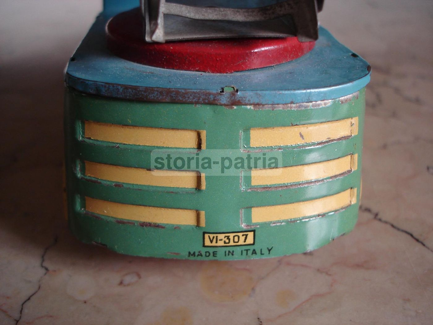 Autoscala Pompieri Lima, Giocattolo d'Epoca In Latta Vintage