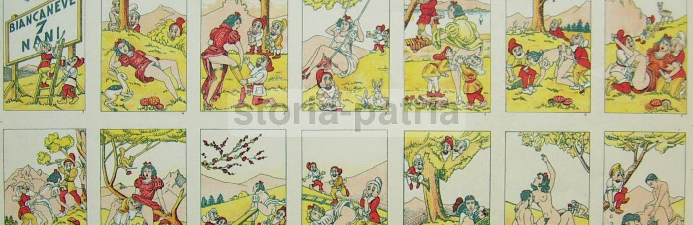 Gioco Di Carte Biancaneve E I Sette Nani Erotico, Anni '30