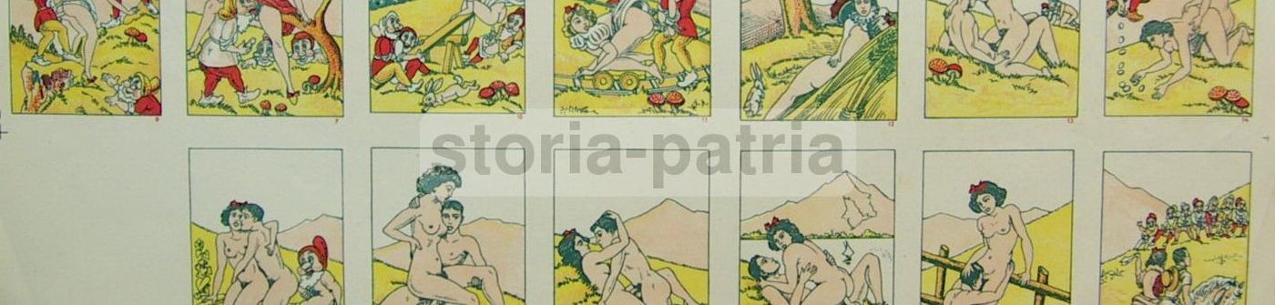 Gioco Di Carte Biancaneve E I Sette Nani Erotico, Anni '30