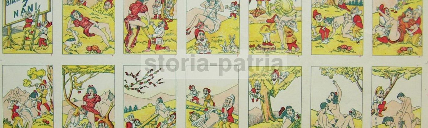 Gioco Di Carte Biancaneve E I Sette Nani Erotico, Anni '30