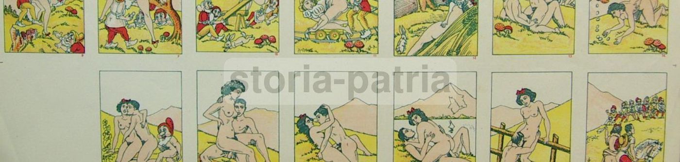 Gioco Di Carte Biancaneve E I Sette Nani Erotico, Anni '30