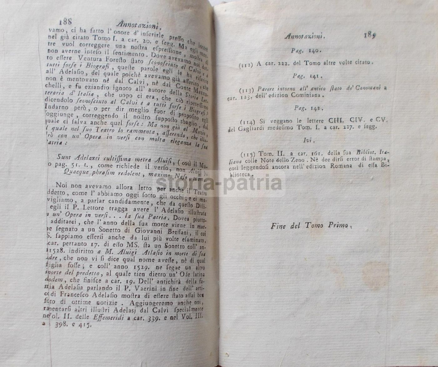 Biografia Di Giovita Rapicio (Ravizza) Di Lodovico Ricci   Fine XVIII Secolo