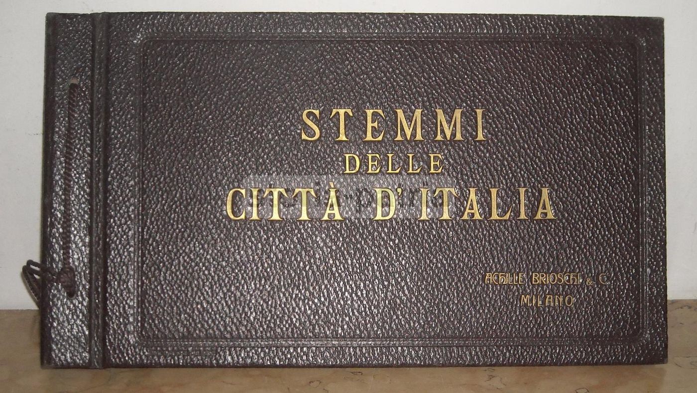 Album Figurine Stemmi Città d'Italia Brioschi Anni '20 '30 Milano