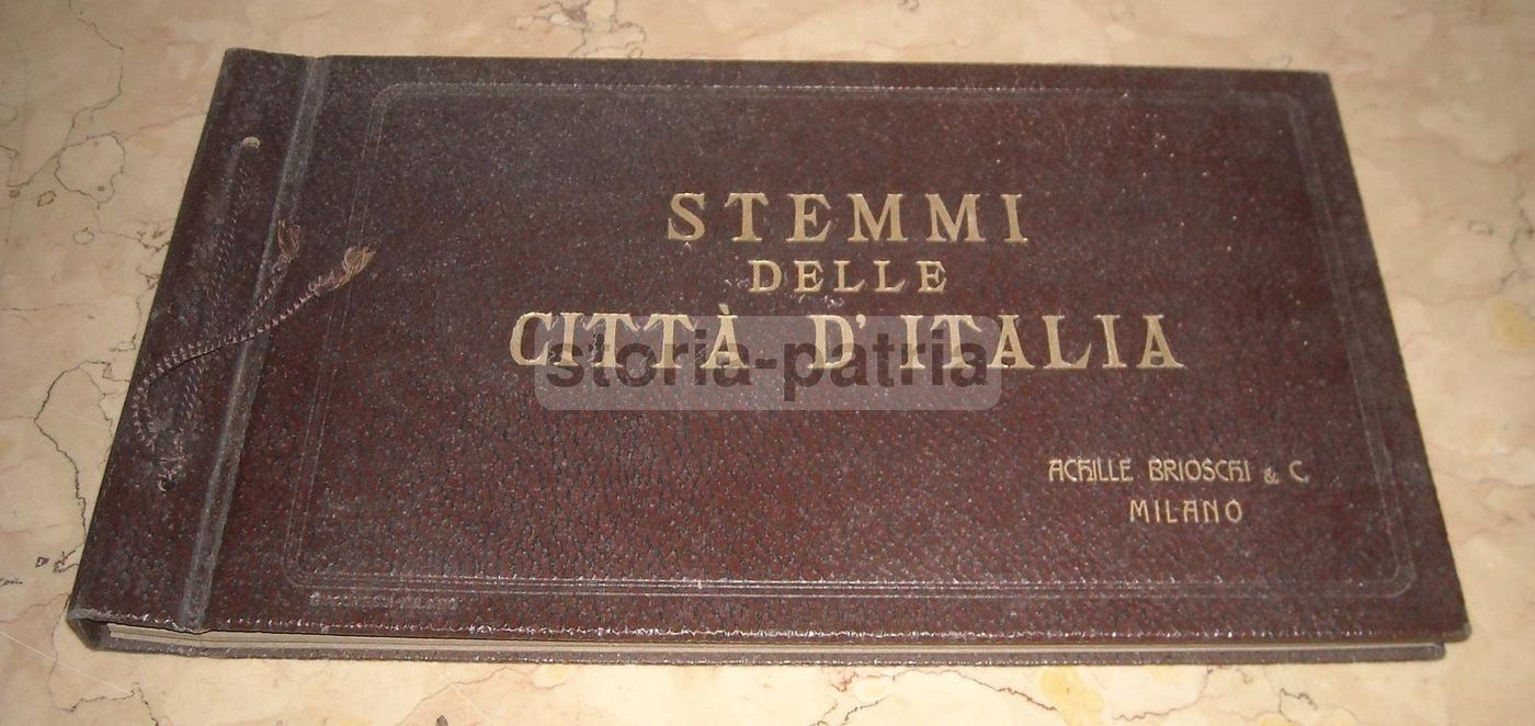 Album Figurine Stemmi Città d'Italia Brioschi Anni '20 '30 Milano