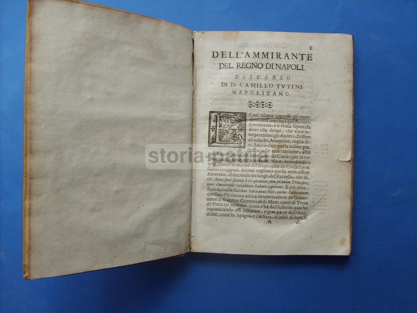 Dell'Origine E Fundation De' Seggi Di Napoli   Camillo Tutini, 1644