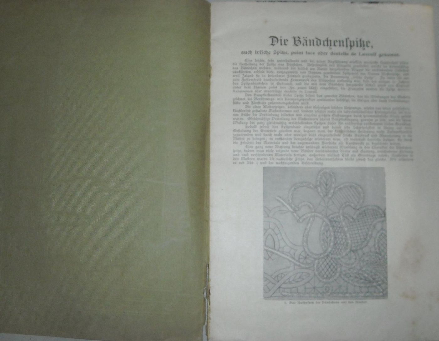 Manuale Di Ricamo E Merletti "Die Bandchenspike" Di Brigitta Hochfelden, Anni '20
