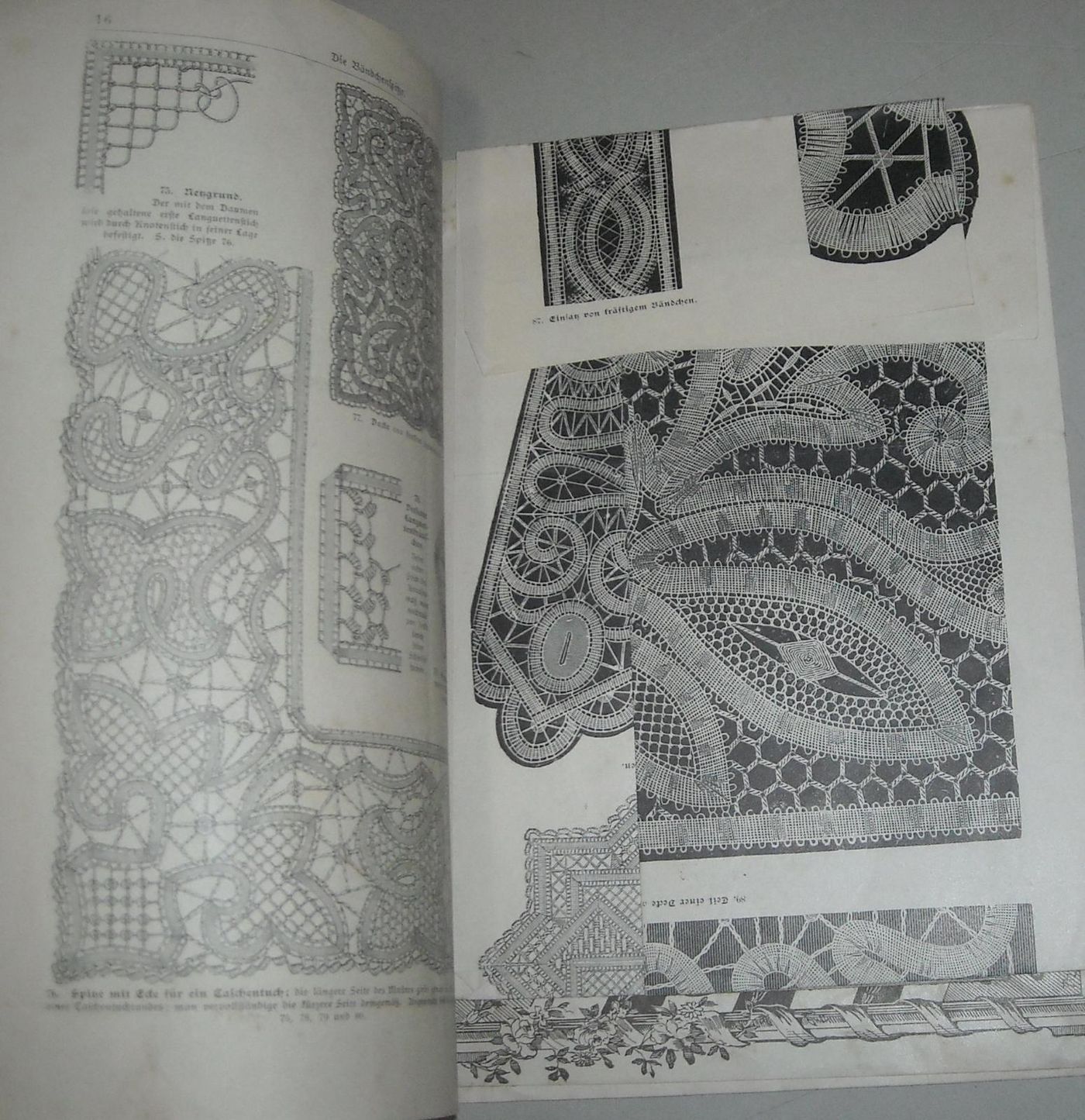 Manuale Di Ricamo E Merletti "Die Bandchenspike" Di Brigitta Hochfelden, Anni '20