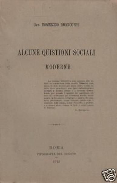 Ricciconti: Suffragio Universale E Indennità Deputati 1912