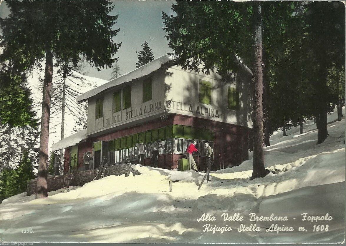Cartolina Rifugio Stella Alpina, Alta Valle Brembana