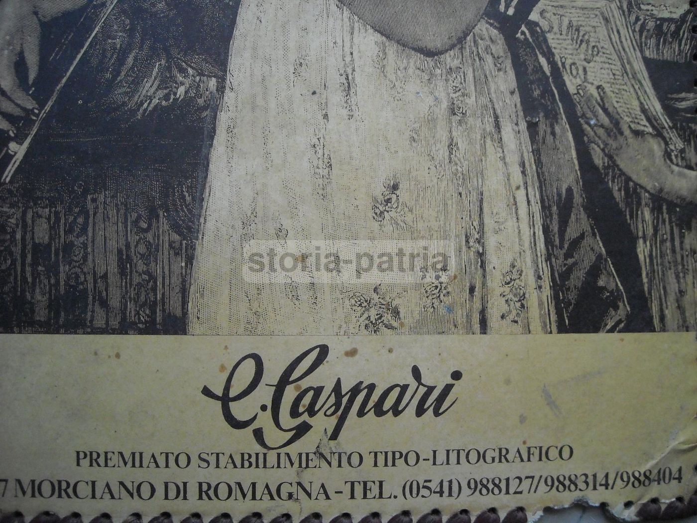 Stampa Pubblicitaria Liberty Tipografia Gaspari Morciano Romagna