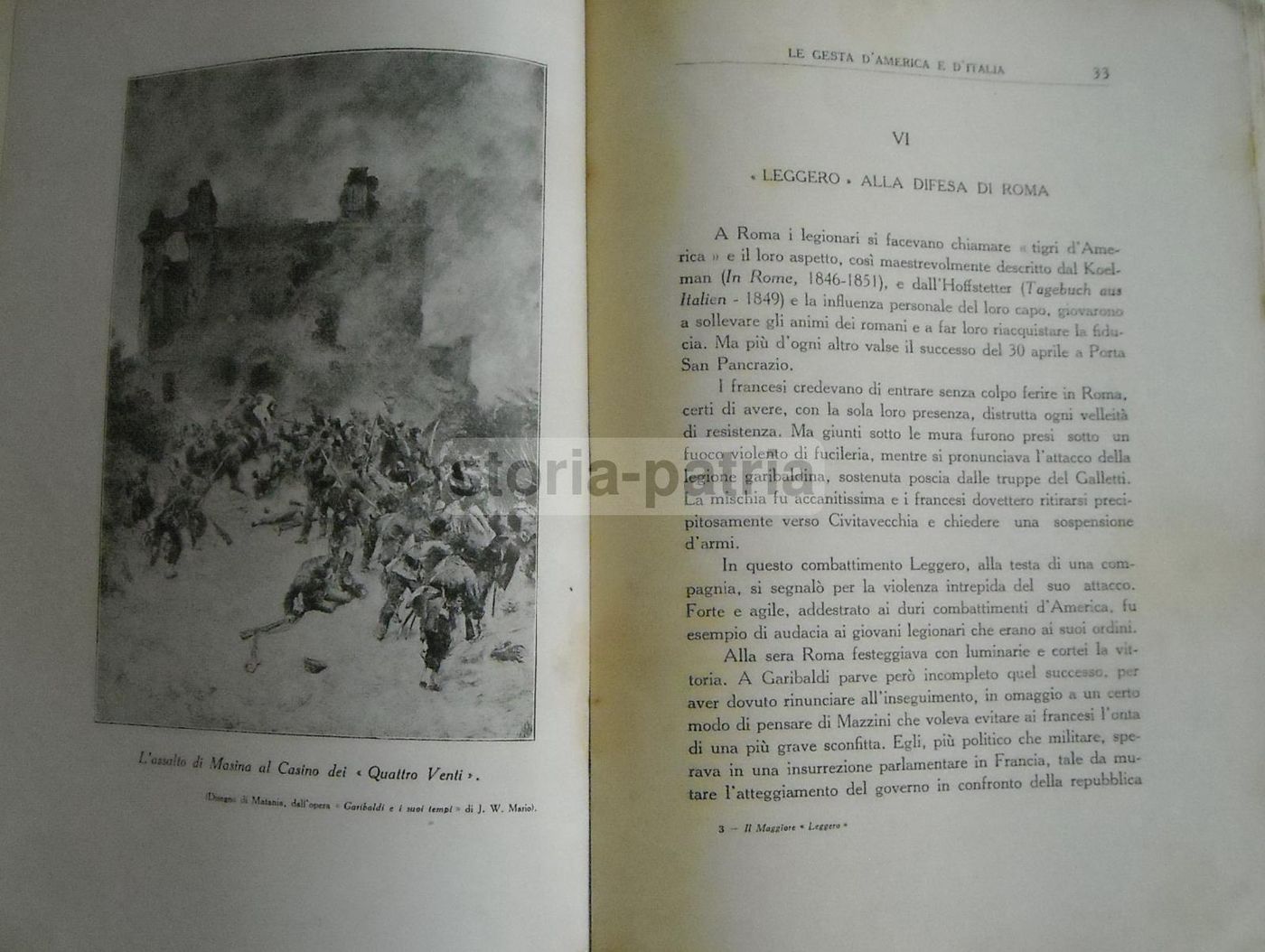 Il Maggiore Leggero E Il Trafugamento Di Garibaldi   Umberto Beseghi (1932)