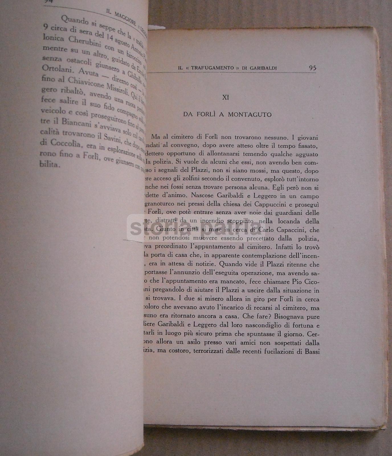 Il Maggiore Leggero E Il Trafugamento Di Garibaldi   Umberto Beseghi (1932)