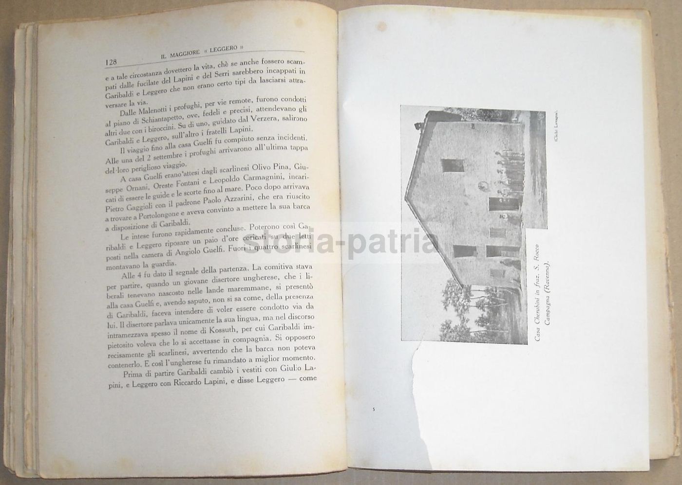 Il Maggiore Leggero E Il Trafugamento Di Garibaldi   Umberto Beseghi (1932)