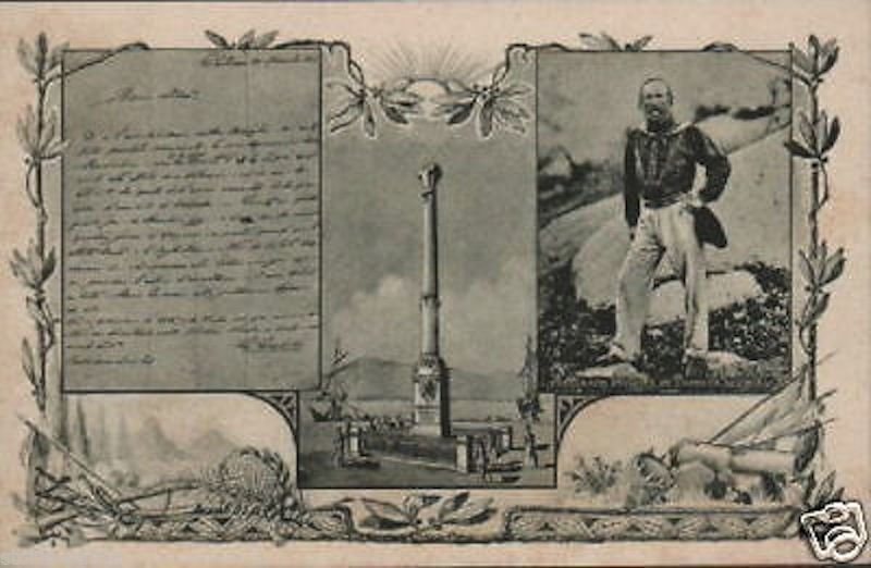 Cartolina Centenario Nascita Garibaldi Caprera 1907 Risorgimento