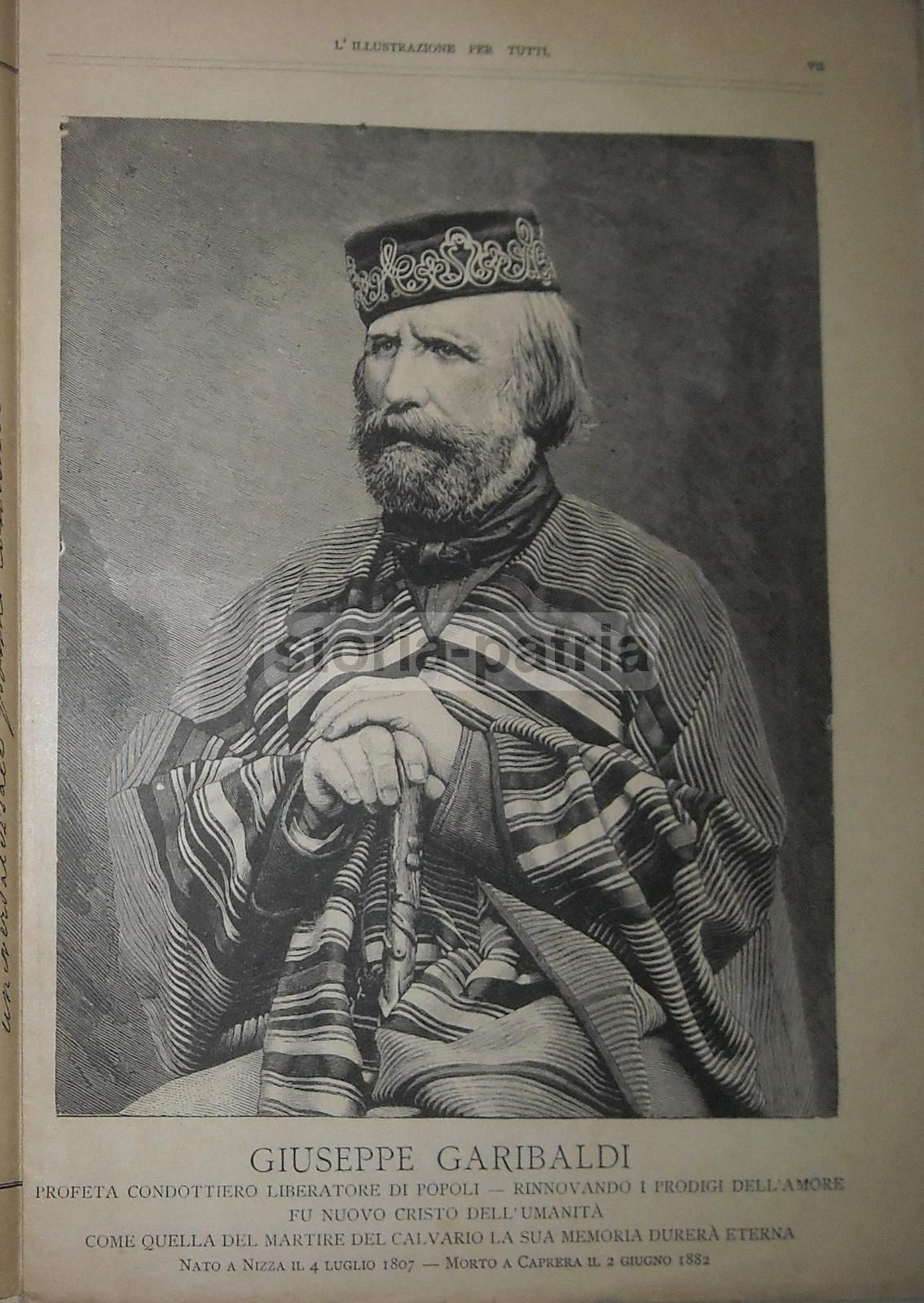 L'Illustrazione Per Tutti: Supplemento Speciale Giuseppe Garibaldi, Perino