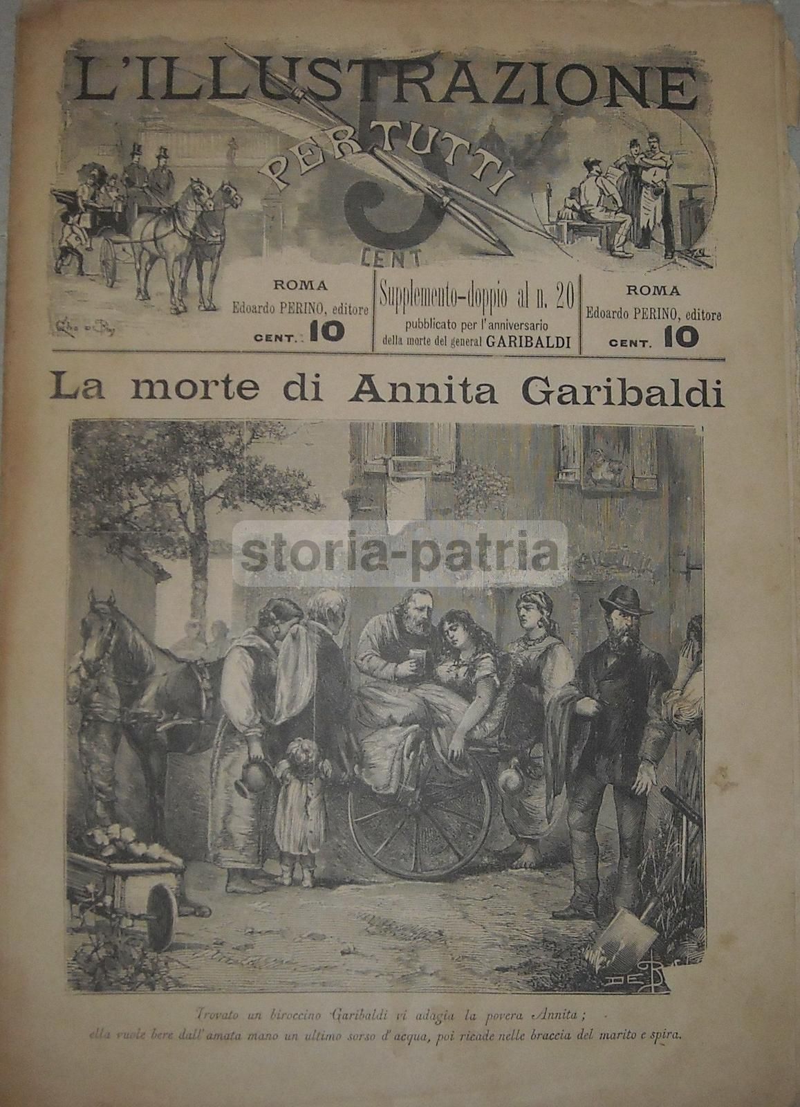 L'Illustrazione Per Tutti: Supplemento Speciale Giuseppe Garibaldi, Perino