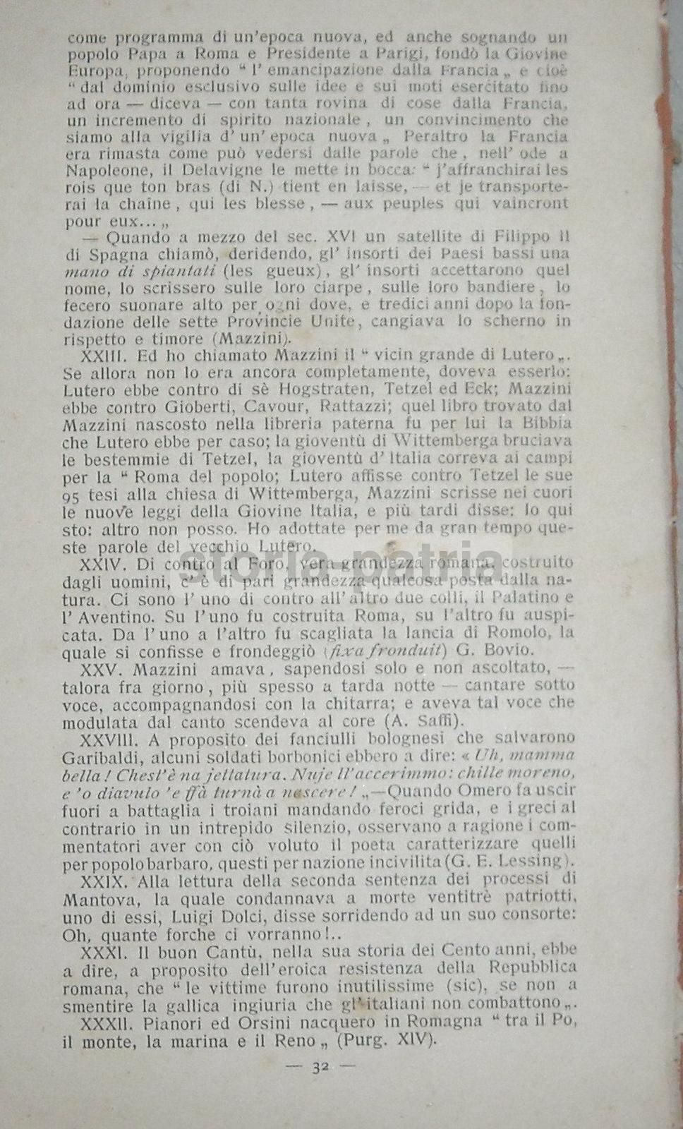 La Canzone Di Mazzini. Ermete Gaeta. 1905. Risorgimento. Napoli