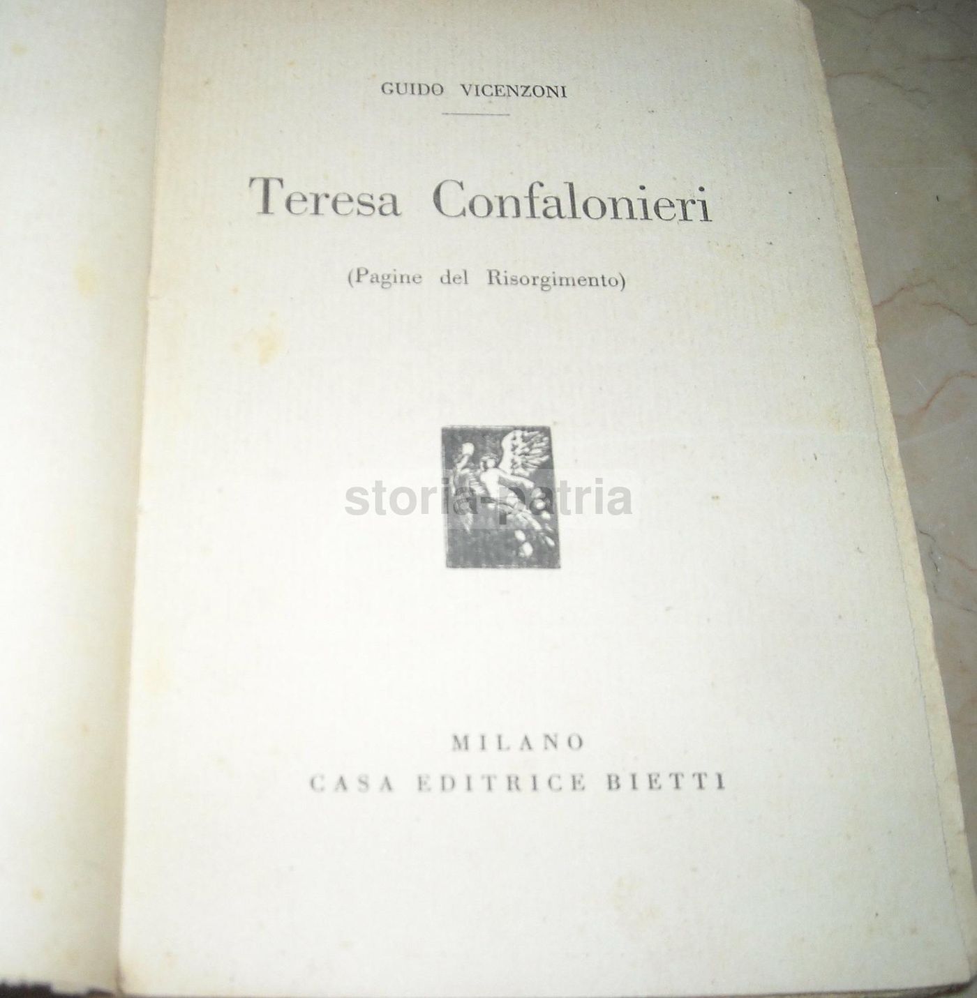 Teresa Confalonieri Di Guido Vincenzoni, 1934, Bietti, Milano