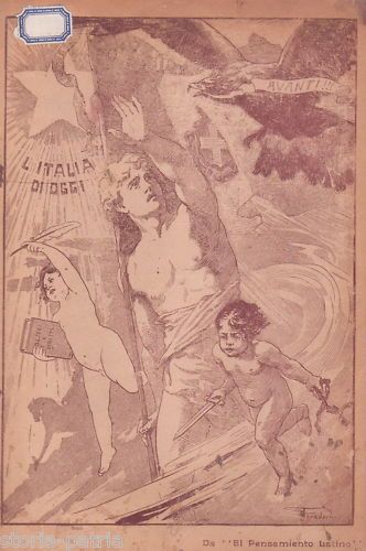 Enrico Piccione, Conferenze E Discorso Sul Risorgimento, Santiago Del Cile, 1905