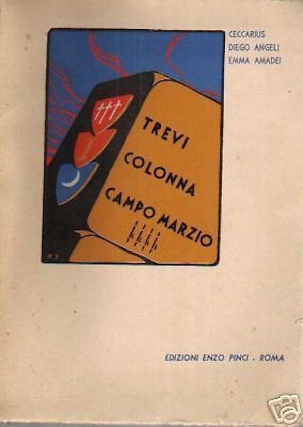 Roma Antica: Trevi, Colonna, Campo Marzio. Libro Illustrato Raro