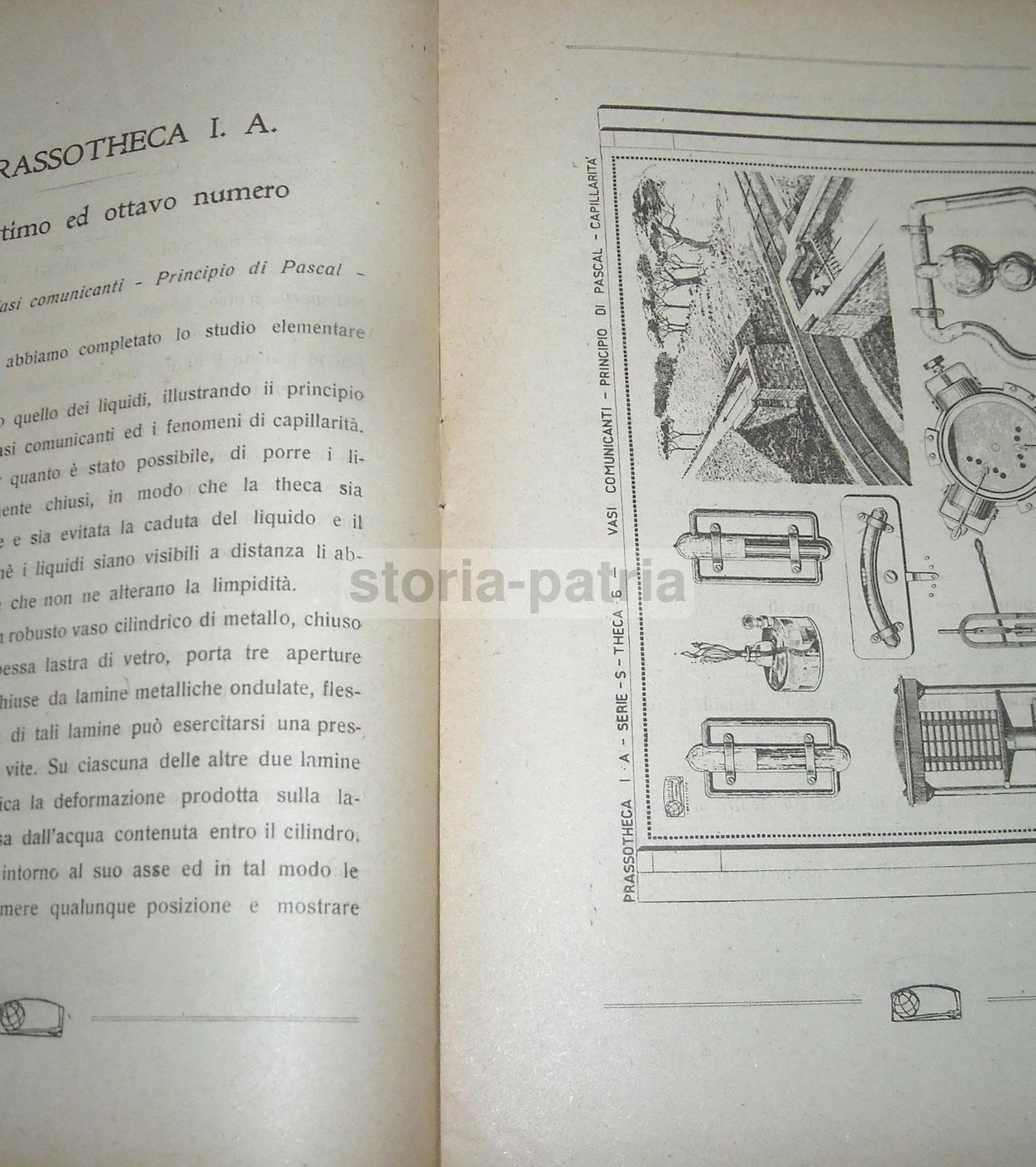 Bollettino Istituto Archimede, Roma 1920: Fisica, Righi, Corbino