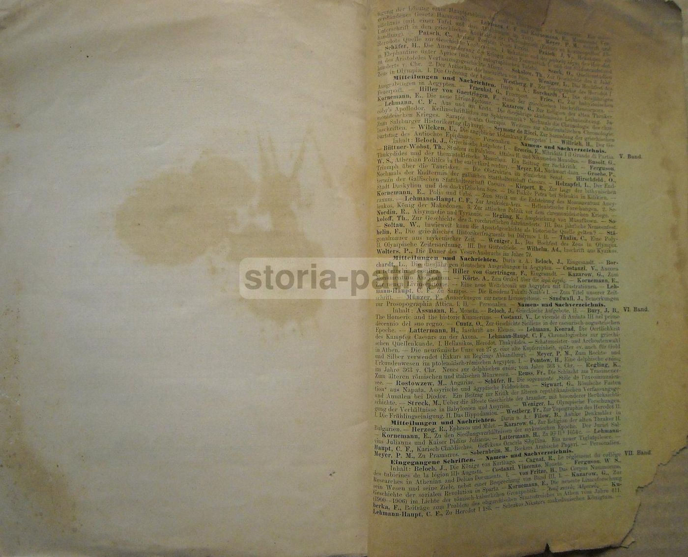 Ricerche Demografiche Intorno Ai Colombari Romani, Vittorio Macchioro, 1908