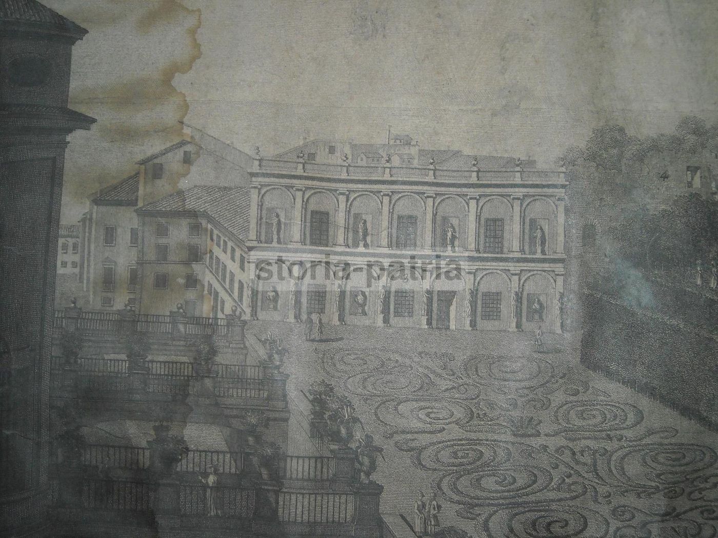 Veduta Principale Del Giardino Colonna Sul Quirinale