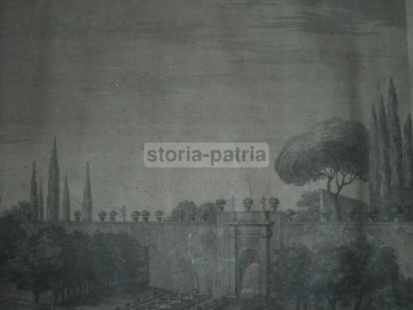 Veduta Principale Del Giardino Colonna Sul Quirinale