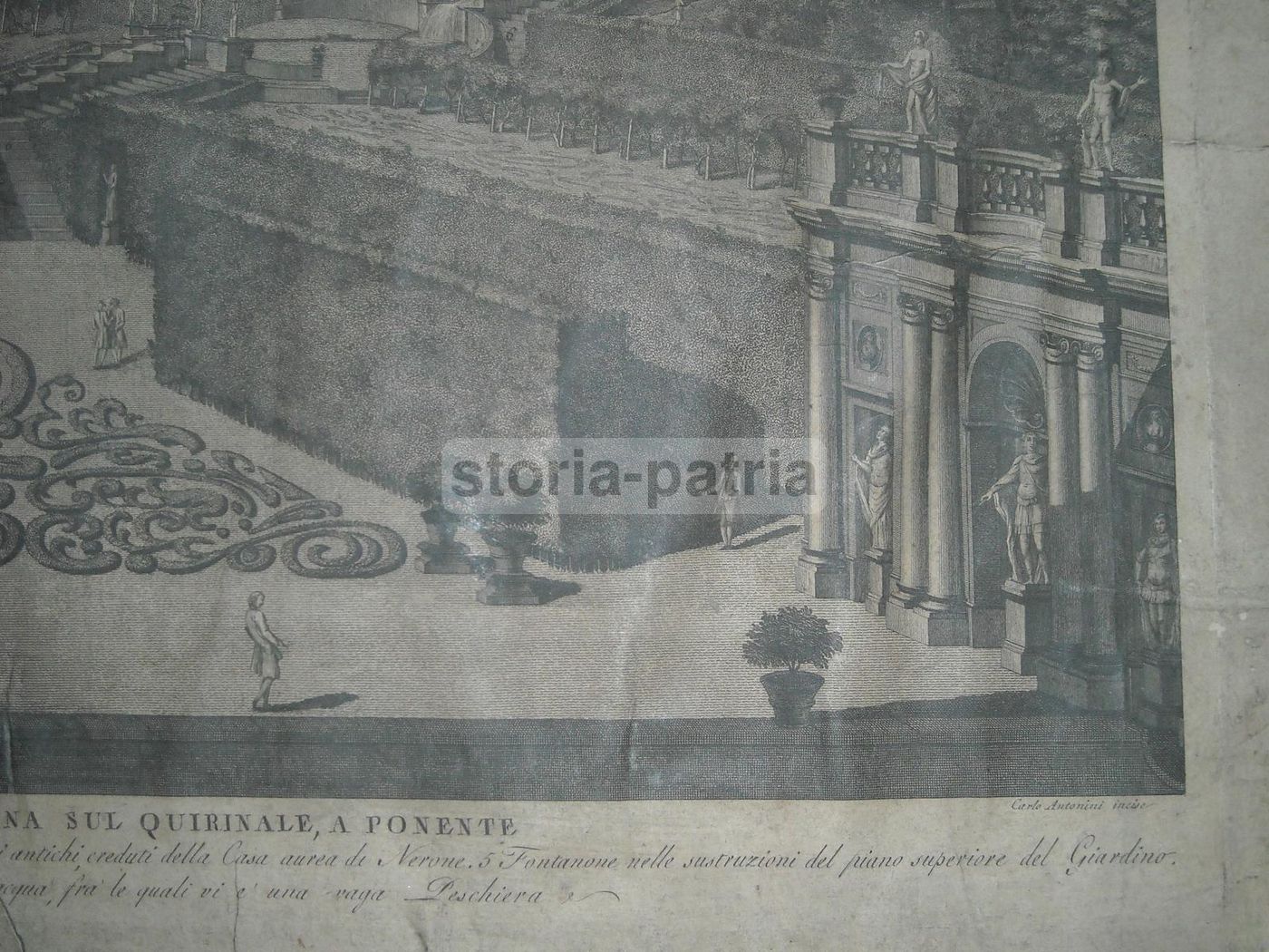 Veduta Principale Del Giardino Colonna Sul Quirinale