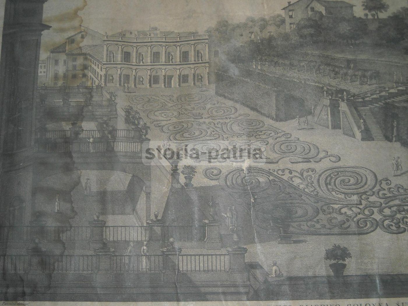 Veduta Principale Del Giardino Colonna Sul Quirinale