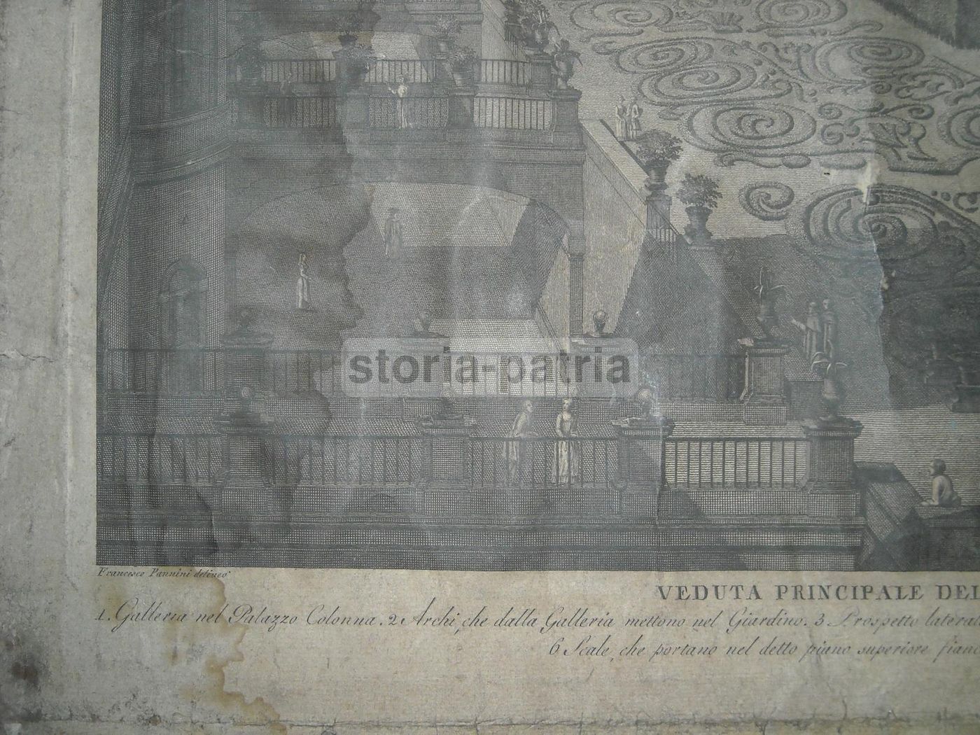 Veduta Principale Del Giardino Colonna Sul Quirinale