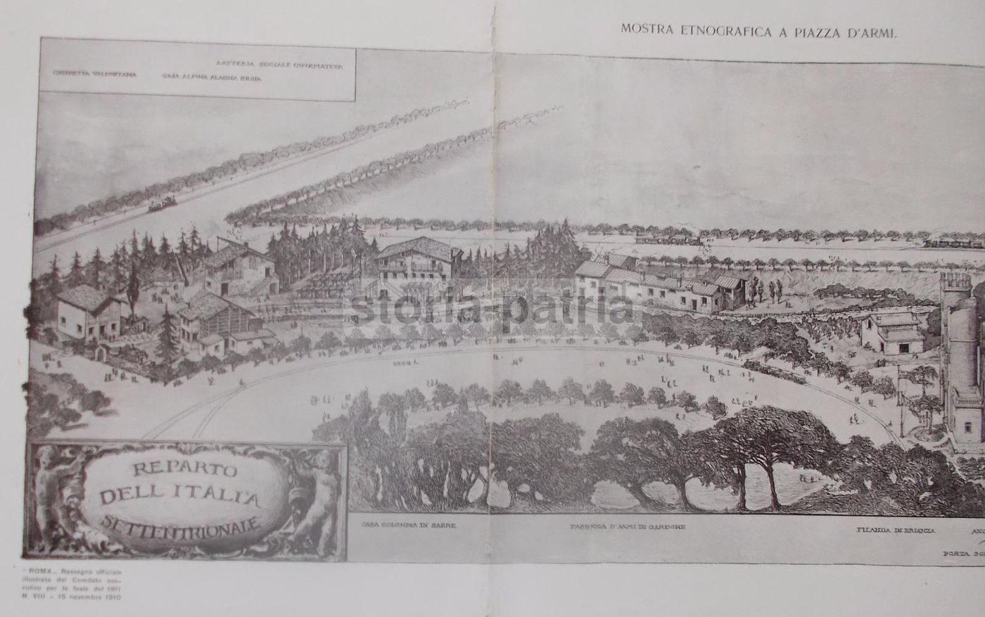 Esposizione Di Roma 1911: Padiglione Italia Settentrionale, Progetto Giustini E Guazzaroni
