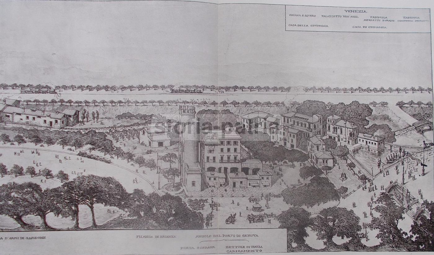 Esposizione Di Roma 1911: Padiglione Italia Settentrionale, Progetto Giustini E Guazzaroni