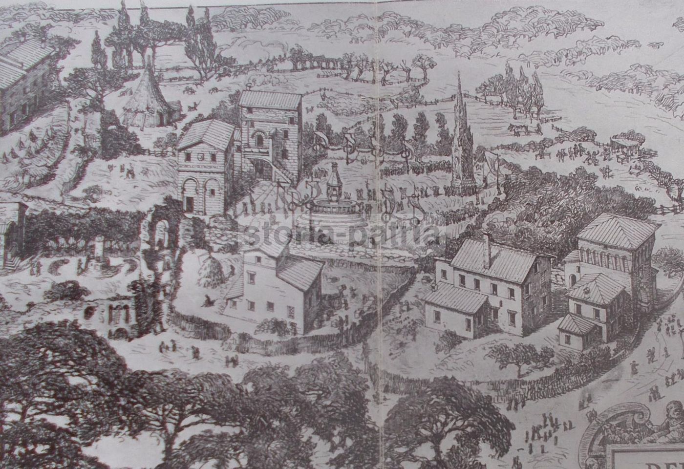 Esposizione Etnografica Roma 1911, Italia Centrale. Stampa Antica