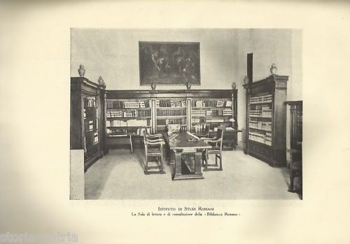 Istituto Di Studi Romani: Attività 1935. Pubblicazione Originale