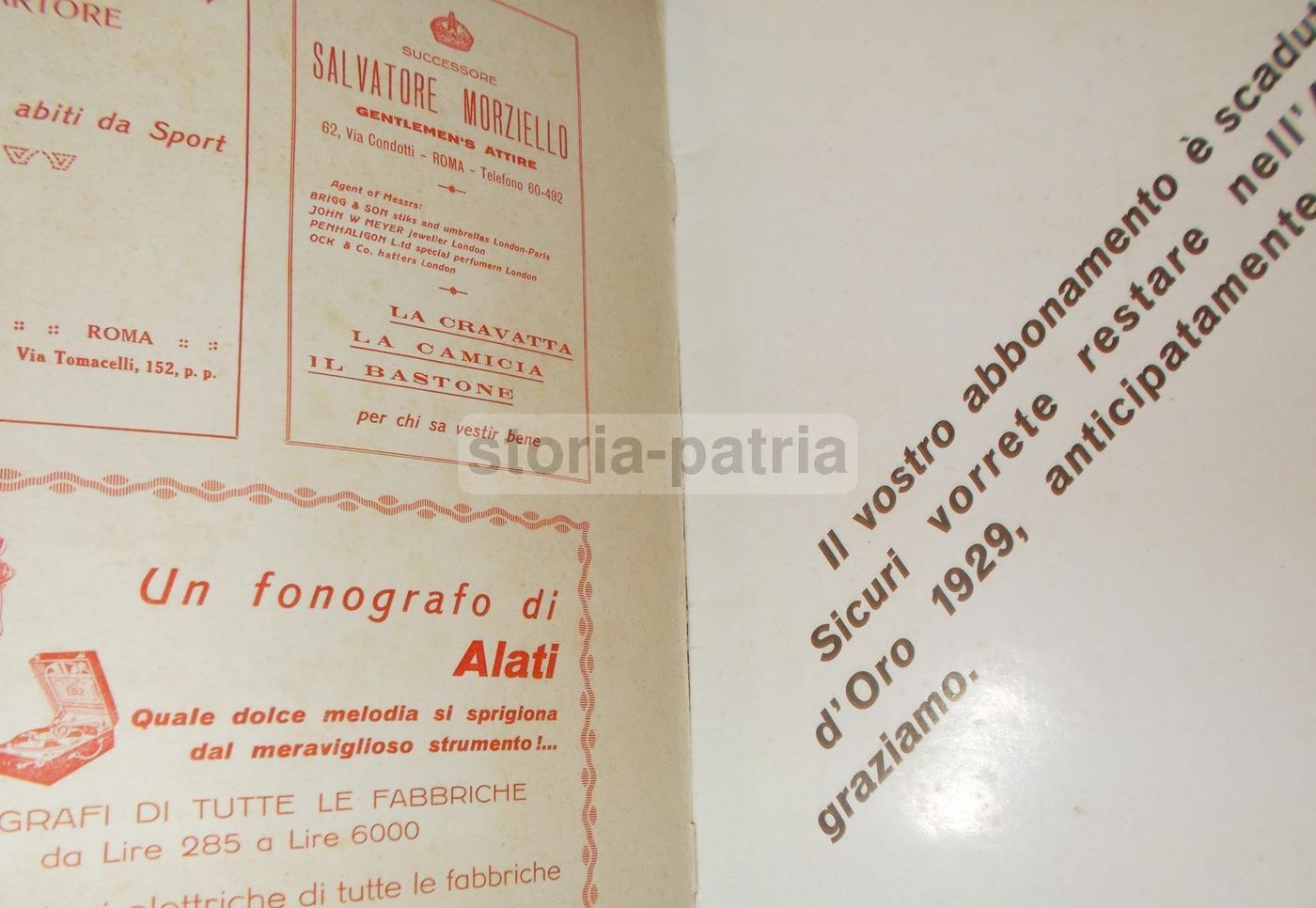 Rivista Cose: Roma, Dicembre 1928. Moda, Nobiltà E Arte